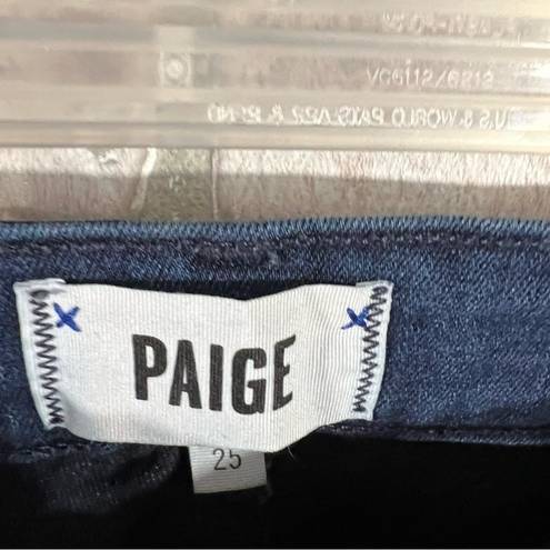 Paige  Transcend Hoxton Ankle Skinny Jeans in Kae Wash Size 25