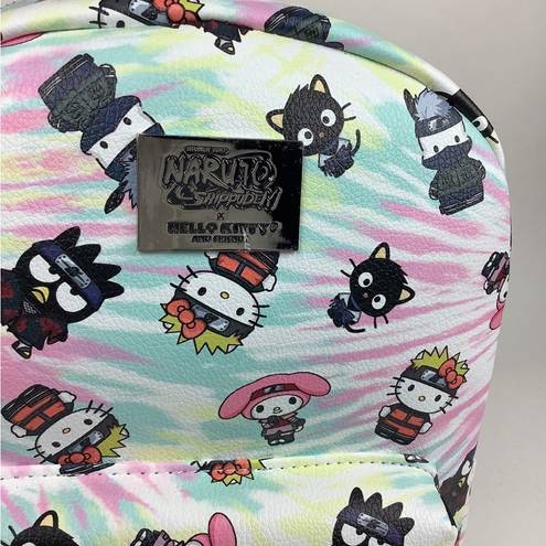 Sanrio & Naruto Tie Dye Chibi AOP Mini Backpack adjustable straps -