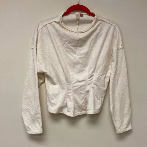 Pilcro  Anthropologie Corset Pullover Sweatshirt size small