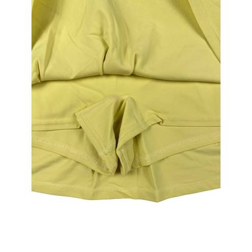 Polo Splits 59 Airweight Crop  & High Waist Skort in Yellow & White