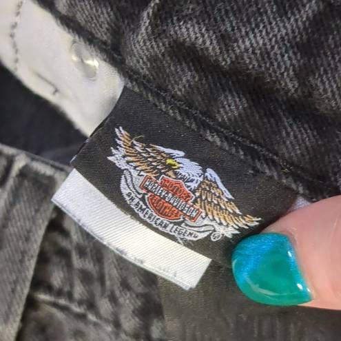 Harley Davidson  Black jeans size 2 long