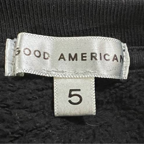 Good American  Sweatshirt Leo Zodiac Black