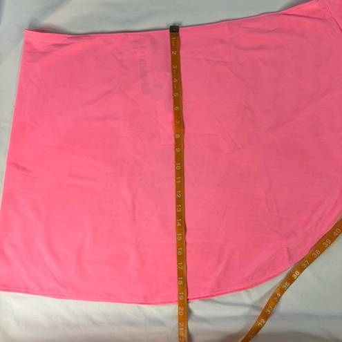 Good American  Sugar Pink size 5-8 2X-5X Leg Daze Sarong Barbie Pool Beach Resort