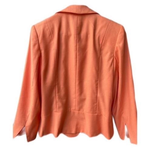 Chadwick's Chadwick’s size 14W 100% wool lined blazer. Peach colored