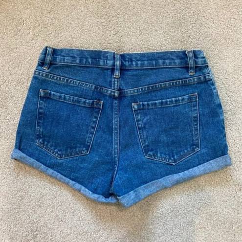 Forever 21 🏝️ high rise button up shorts in size 28