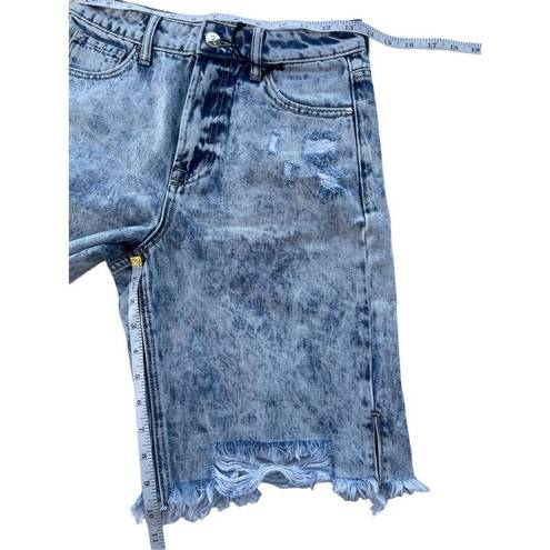 Bermuda Insane Gene Take Me Away  Denim Jean Shorts Size Small