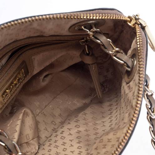 DKNY NWOT  Brown Leather Bryant Park Shoulder Bag
