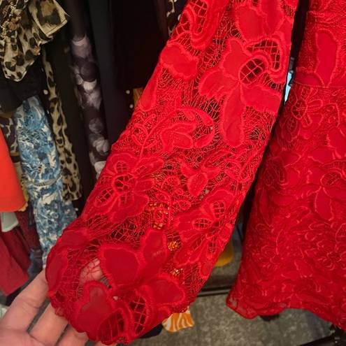 GUESS - Women's Dakota Flame Red Dress ~ NWT ~ Sz 0