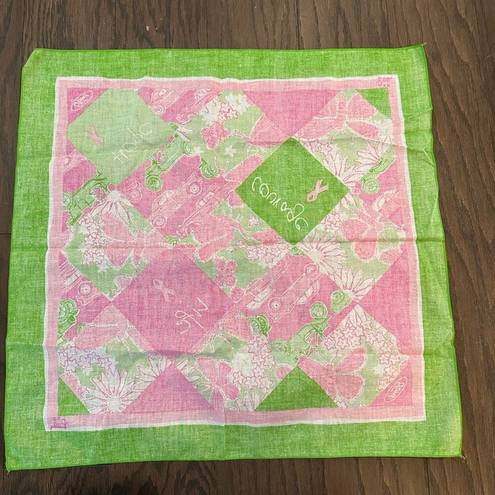 Lilly Pulitzer  x Ford x Breast Cancer Awareness Square Scarf 22” x 22”’