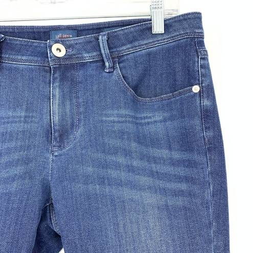 J.Jill  Women's Size 4 Denim Authentic Fit Slim Ankle Jeans Zipper Fly Blue
