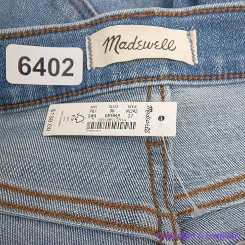 Madewell NEW  Mid-Rise Stovepipe Jeans in Skyford Wash, 27