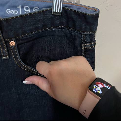 Gap Curvy Dark Wash Flare Denim Jeans