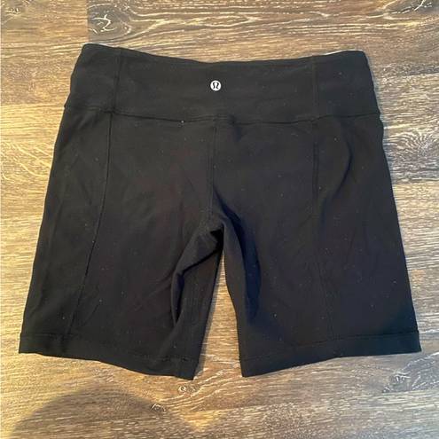 Lululemon  reversible biker shorts black size 8