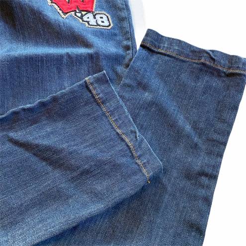 E5 College Classics  UW WI Badgers jeans #48 size 1