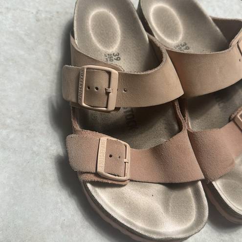 Birkenstock  Arizona Split Light Rose Nubuck/Suede Leather