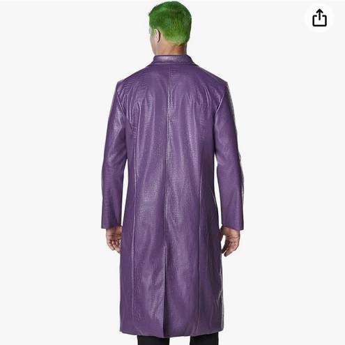 Spirit Halloween Suicide Squad Joker Purple Halloween Crocodile Trench Coat