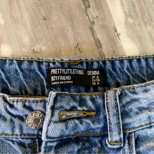 Pretty Little Thing  Blue Mom High Waisted Jeans