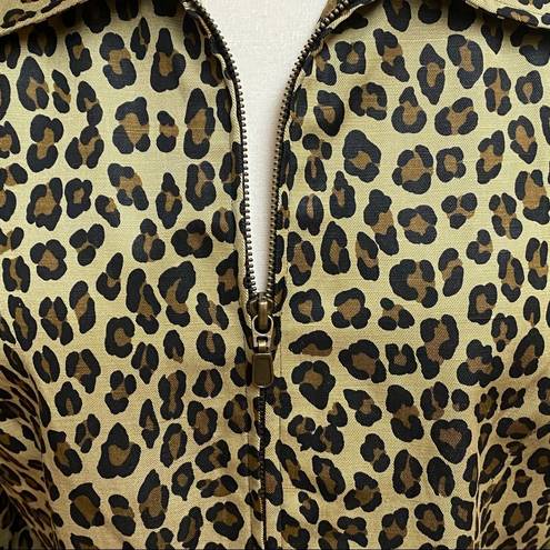 Finity Studio Animal Print Jacket Size 10