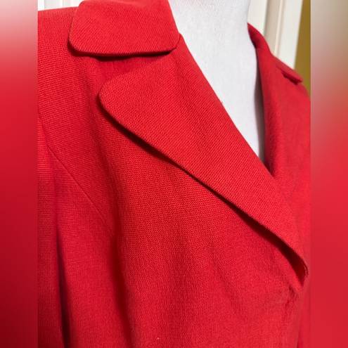 Coldwater Creek  Red Blazer Jacket size 16; excellent condition