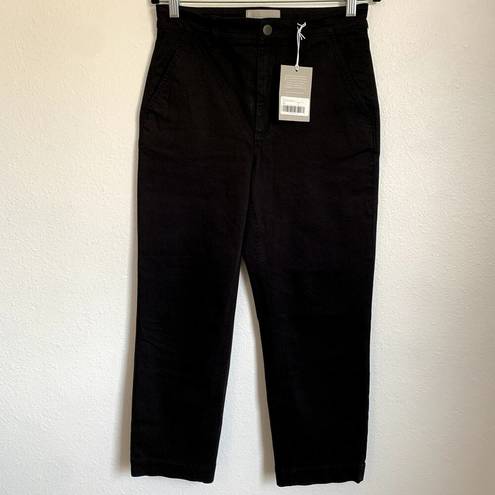 Everlane NWT  The Straight Leg Crop Jean in Black