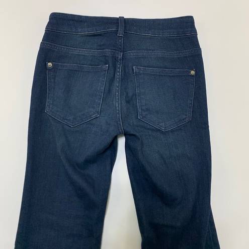 Pilcro  Ultra Dark Wash Stretch Denim Demilune Bootcut Jeans 25