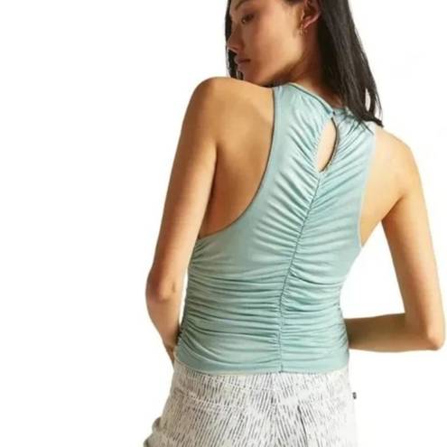 Pilcro NWT  Anthropologie Ruched Reversible Tank in Blue Green Size  Small