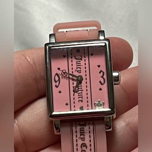 Juicy Couture  Vintage Pink Brown and Silver Skinny Watch