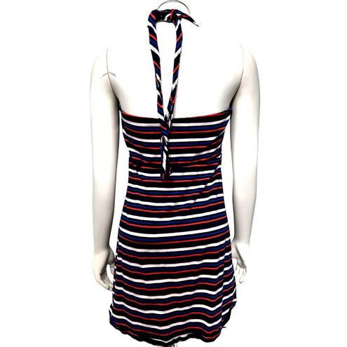 Aeropostale  Striped Red White & Blue Halter Dress Size M