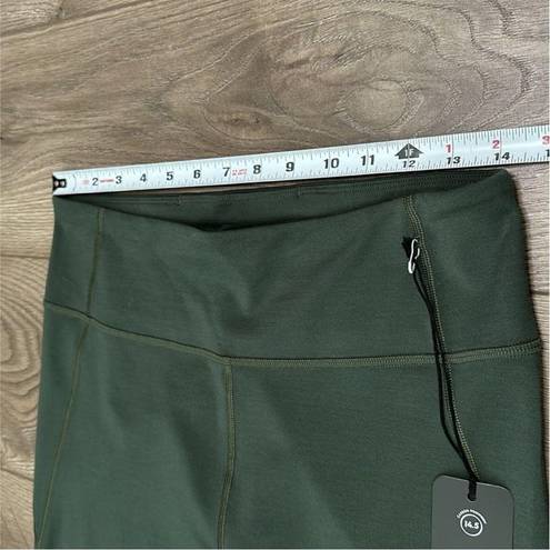 Allbirds  Natural Leggings Green Mid Rise  Compressive Size Large