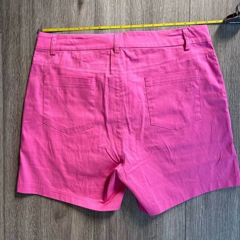 Parker Stella  Collection Women's Pink High Waist Cotton Short Medium NWT