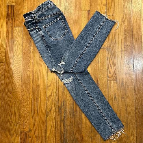 Pilcro  Anthropologie Vintage Straight Distressed Jeans Size 25