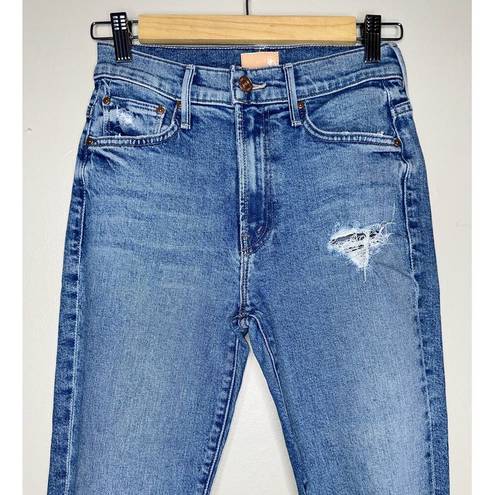 In Bloom Mother Insider Ankle Jeans  and Doom Blue Straight Leg Size 25 High Rise