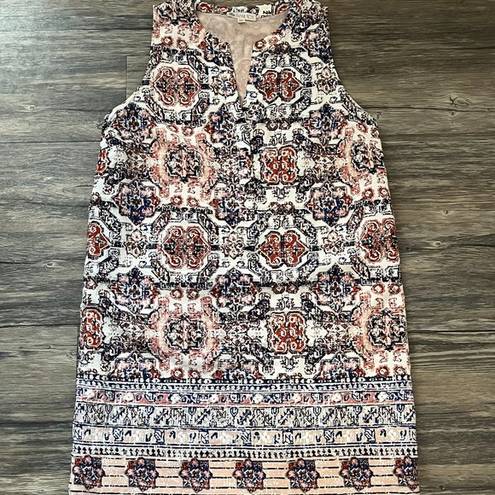 Eliane Rose  Sleeveless Women's Print Dress Split Collar Size 6