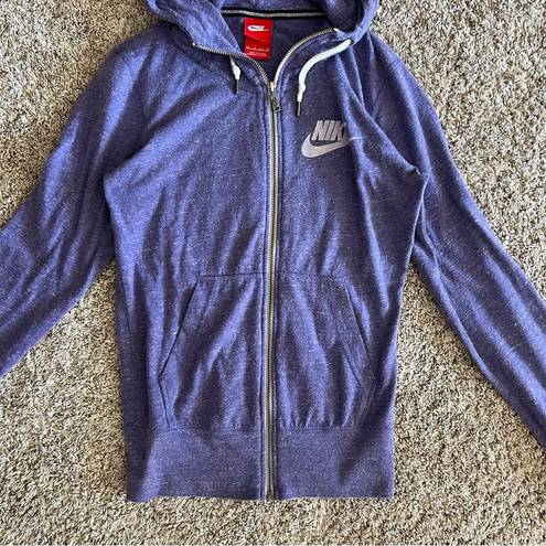   Zip up Hoodie Purple Nike Lightweight Hoodie