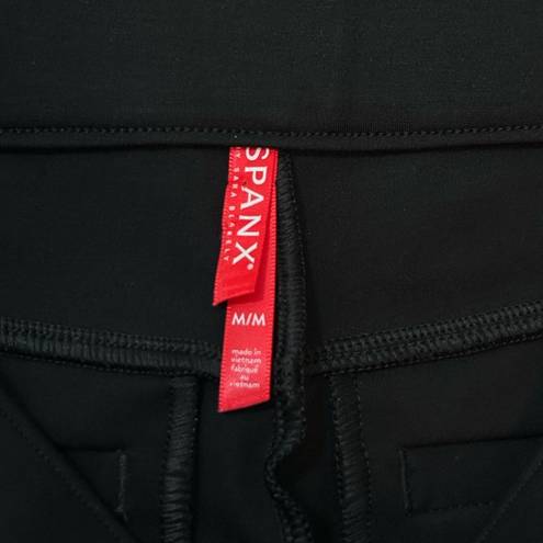 Spanx NWT  Perfect Pant High Rise Flare Pant Size Medium Black Ponte 20252R