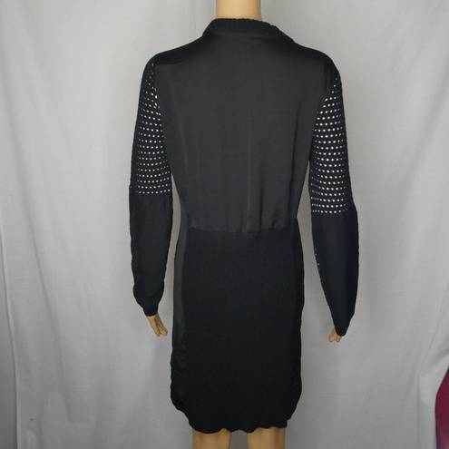 Walter Baker WGB  Polka Dot Sweater Dress Long Slv