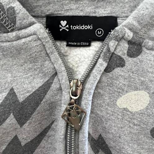 Tokidoki  grey zip up jacket