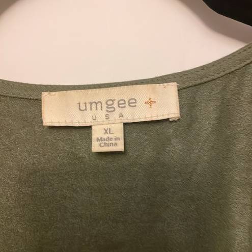 Umgee  army green vest