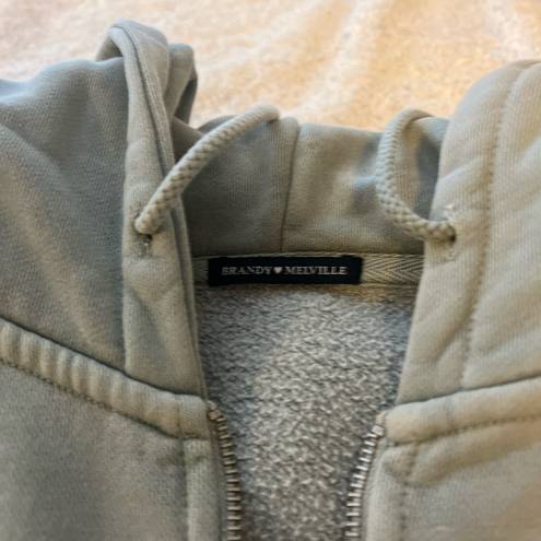 Brandy Melville Green Brandy Christy Hoodie