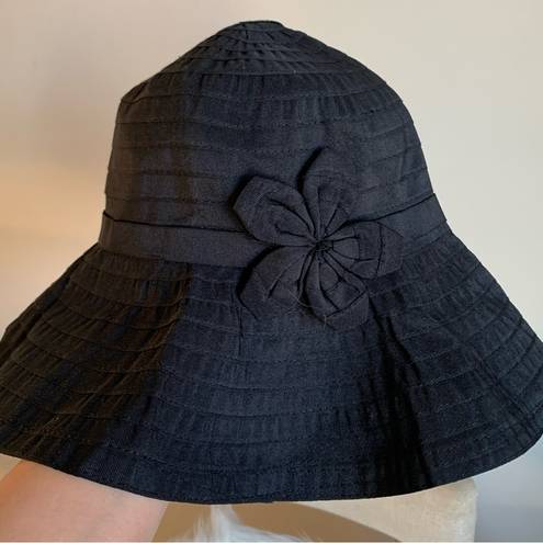 Pacific&Co The Hatter  Black Woman’s Wide Brim Floppy Hat