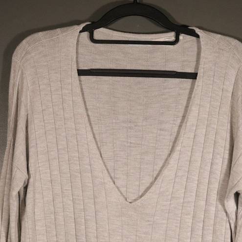 Kimchi Blue NWOT  X Urban Outfitters Gray V Neck Sweater