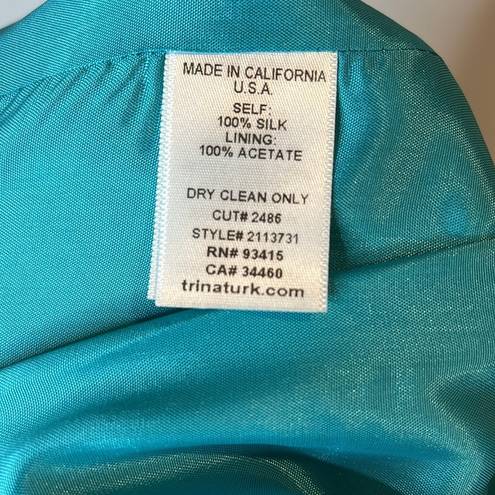 Trina Turk Women’s | NWT  strapless tweed peplum dress | Multicolored | Size 4