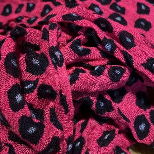 Lilly Pulitzer  Infinity Scarf Pink & Navy Animal Print
