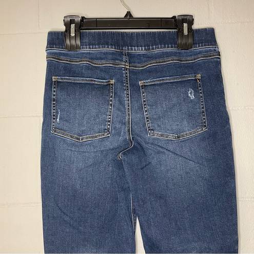 Spanx  High Waisted Distressed Skinny Jeans || size large