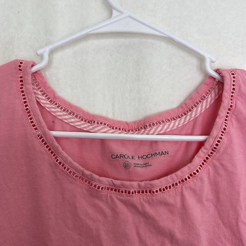 Carole Hochman 5/$25  xxl pink tee 134