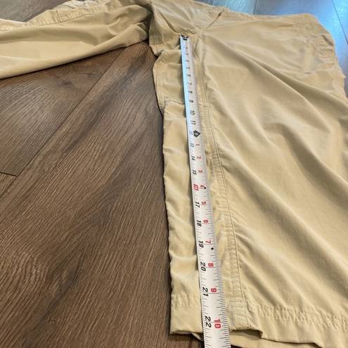 L.L.Bean  Comfort Trail Cropped Nylon Stretch Hiking Casual Active Pants Size 8