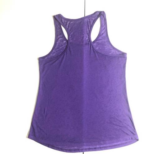 Chin Up Apparel CHIN UP Women's Purple Runner at Heart Racerback Tank Top