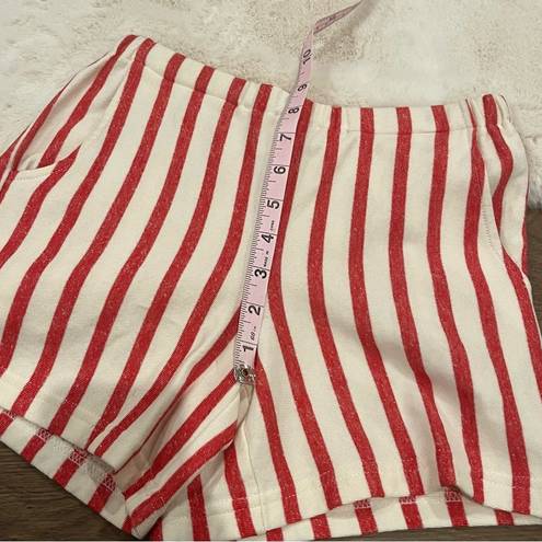 Koch Striped Sweatshirt Shorts Set XS