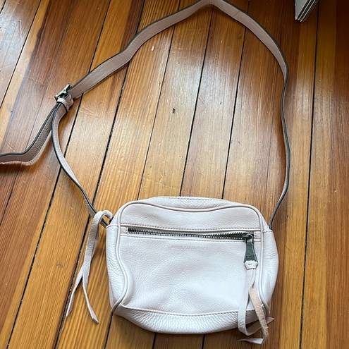 Aimee Kestenberg  Light Pink Going Places Leather Crossbody