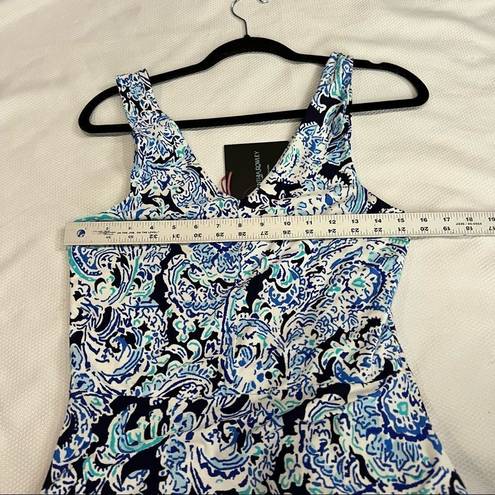 Cynthia Rowley  White Blue Print Sun Dress